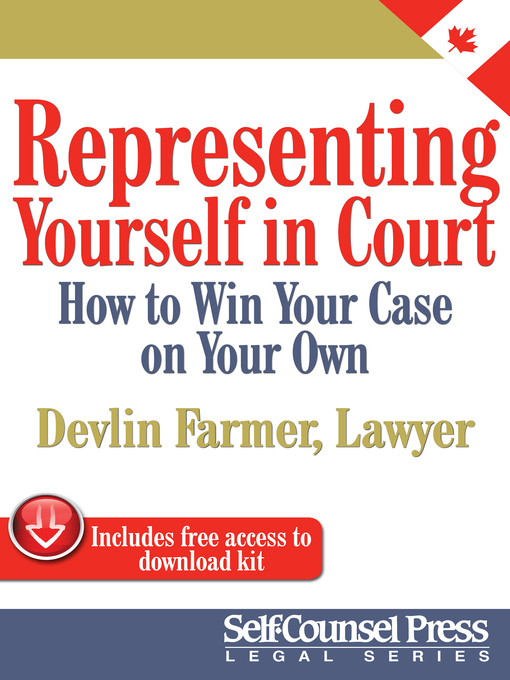 Title details for Representing Yourself In Court (CAN) by Devlin Farmer - Available